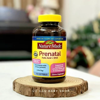 [Bill Costco] Nature Made Prenatal Vitamin Tổng Hợp Cho Bà Bầu 150 viên - Date mới