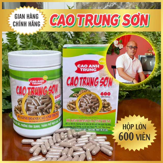 Bột Ngải Đen Chống Độc dạng viên nhộng 600 viên Cao Trung Sơn.