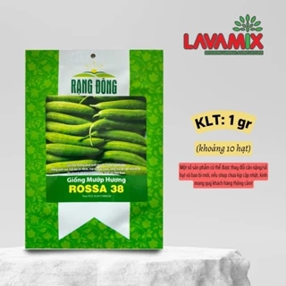 Hạt giống Mướp Hương Rossa 38 (1g~10 hạt) hiệu Rạng Đông sinh trưởng khỏe, dễ chăm sóc | Đất trồng cây Lavamix