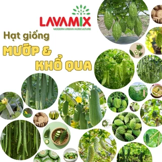 Hạt giống Mướp - Khổ qua hiệu Rạng Đông chịu nhiệt tốt sinh trưởng khỏe | Đất trồng cây Lavamix