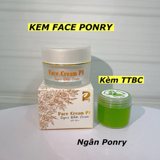 [ Hàng chính hãng Ponry ] KEM FACE CREAM P1 PONRY DƯỠNG TRẮNG DA MẶT