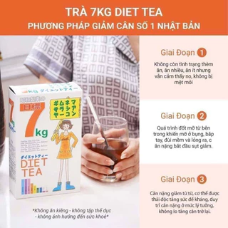 Trà giảm cân Showa Seiyaku diet tea 7kg Hộp 30 gói Nhật Bản