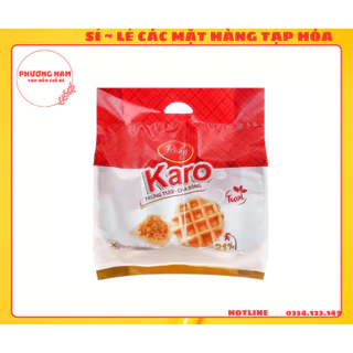 TÚI 6 CHIẾC BÁNH TRỨNG TƯƠI CHÀ BÔNG KARO RICHY 26G/ SET 6 CHIẾC BÁNH KARO