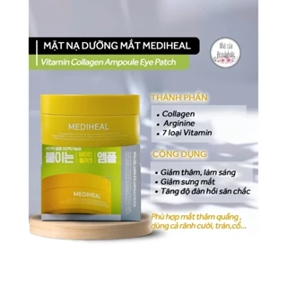 Mặt nạ giảm thâm mắt MEDIHEAL VITAMIN COLLAGEN EYE AMPOUE PATCH