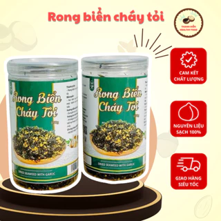 Rong Biển Cháy Tỏi , rong biển cháy tỏi thơm ngon ăn liền