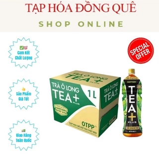 Một Thùng Trà Ô Long Tea Plus 1 Lít (12 Chai x 1 Lít)