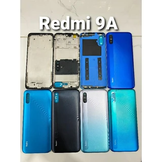 Vỏ Bộ Redmi 9A Zin Hãng | đầy đủ khung sườn, phím bấm, cụm kính camera, khay sim