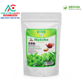 [NGUYÊN ANH] Bột trà xanh Matcha Neicha mũ trắng 100g/500g Đài Loan