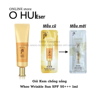 Gói kem chống nắng whoo vàng Winkle Sun Cream SPF 50+,PA++++ 1ml_ esersample