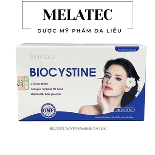 Viên Uống Biocystine Đẹp Da Đẹp Tóc Giảm Mụn Giảm Rụng Tóc Chống Lão Hoá hộp 30 Viên