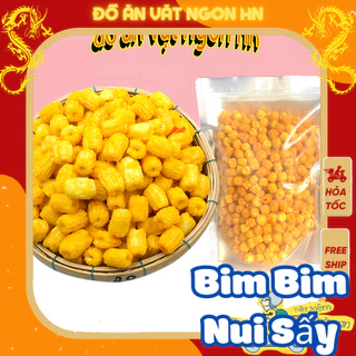 Bim bim nui sấy bánh ăn vặt cổng trường giá rẻ