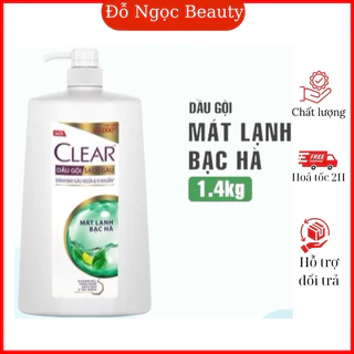 Dầu gội Clear sạch gàu mát lạnh 1.4kg - free ship