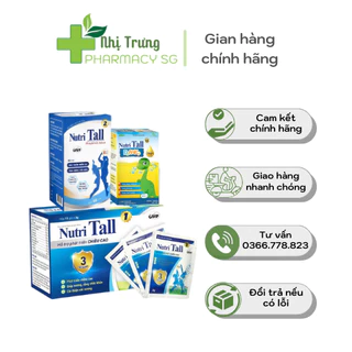 Nutri Tall (0,1,2)- hỗ trợ tăng chiều cao cho bé 2 - 18 tuổi