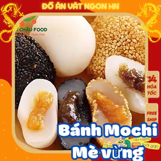 Bánh mochi tròn Đài Loan dẻo vừng siêu ngon đồ ăn vặt hấp