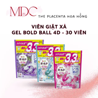 Viên giặt xả Gel Ball Bold 4D túi 36 viên