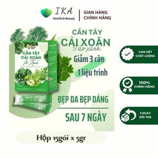 Trà Thảo Mộc Táo Xanh (Đổi mẫu thêm Cần Tây, Cải Xoăn) - giảm cân hiệu quả (Hộp 15gói)