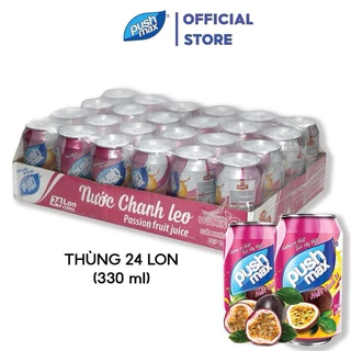 Thùng 24 lon nước chanh Leo Pushmax 330ml