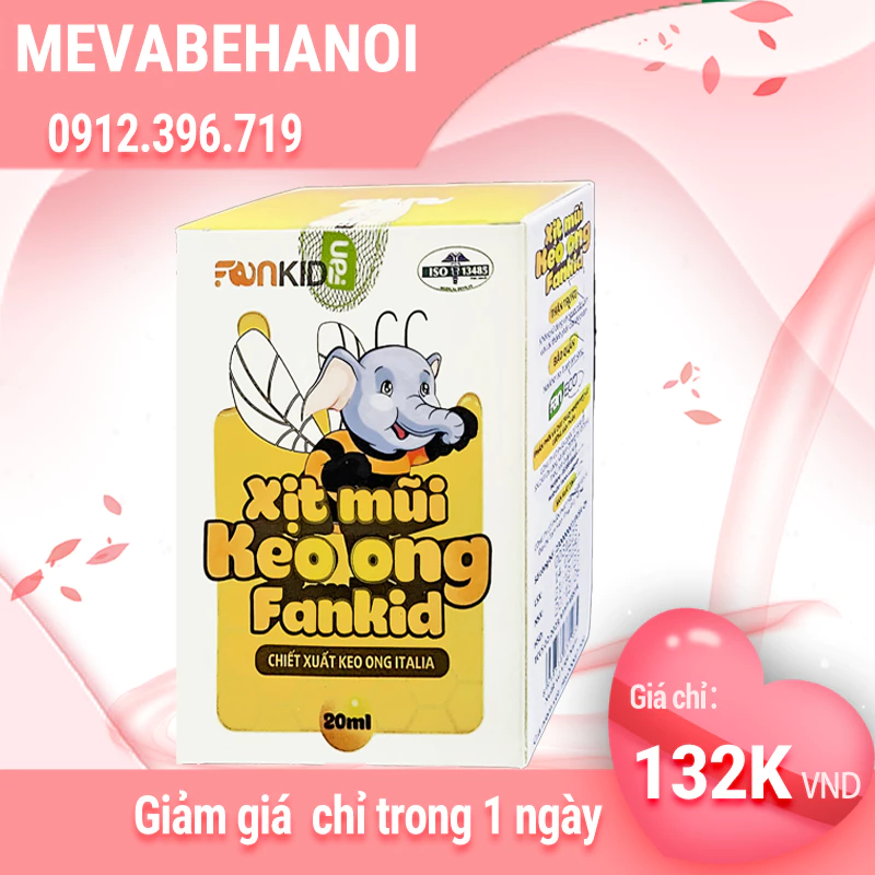 Xịt Mũi Keo Ong Fanbee 20ml - giảm sổ mũi, ngạt mũi