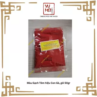 Màu Gạch Tôm hiệu Con Gà, gói 50gr