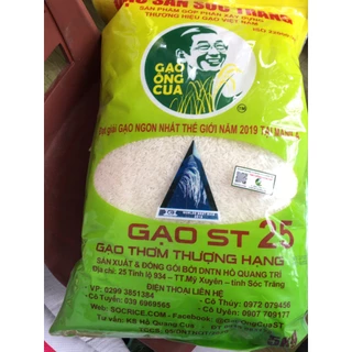 Gạo ST25 Đậm Cơm Thơm Phức Bao 5 kg