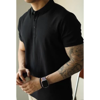 Áo polo nam basic cotton xuất xịn thoáng khí mát mịn Slim-Fit Gymer nam tính thể thao năng động NA15