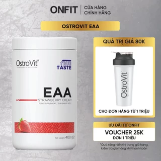 OstroVit EAA 400g ( 40 Lần Dùng) | Hỗ Trợ Phục Hồi, Xây Dựng Cơ Bắp, Chống Dị Hóa và Tăng Sức Bền