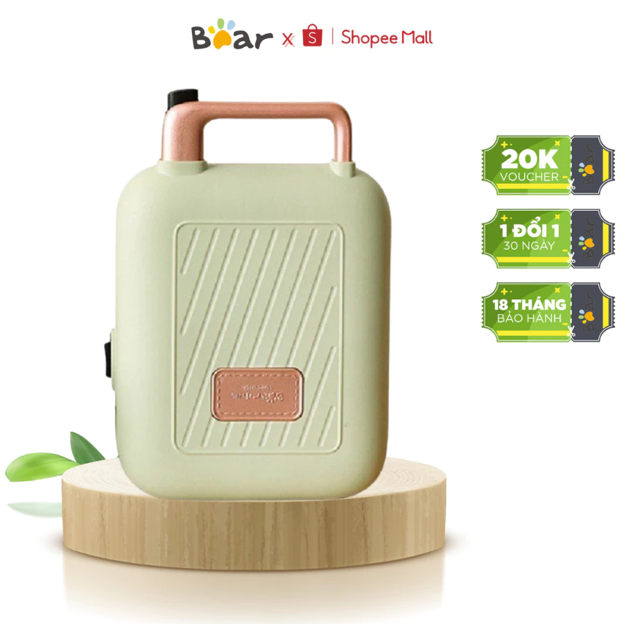 Máy Nướng Bánh Mì Sandwich Bear DBC-C06M1, làm bánh Waffle -Bánh Quế-Làm Bữa Sáng Cho GĐ,BH 18 tháng