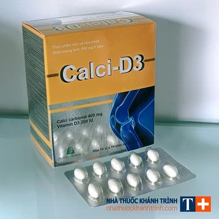 (100 viên) Calci-D3 Boston Pharma - ngăn ngừa loãng xương, tăng phát triển xương