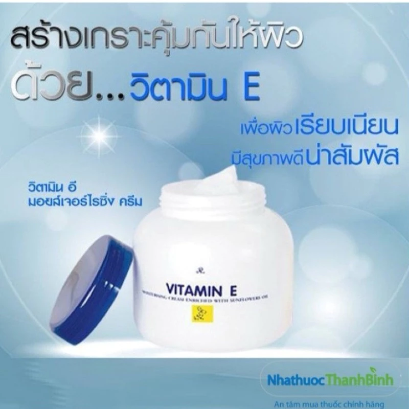 kem dưỡng ẩm Vitamin E Thái Lan 200gr