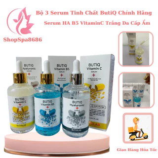 Serum ButiQ Hàn Quốc B5 HA VitaminC | Phục Hồi Da Cấp Ẩm Trắng Sáng Se Khi Lỗ Chân Lông.