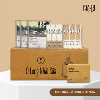 [Phin giấy] Trà Ô Long Nhài Sữa - Hộp 10 gói