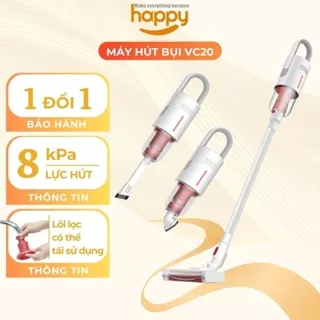 Máy hút bụi cầm tay không dây Deerma VC20 Plus pin 2200mAh lực hút 8000Pa khỏe, hút sàn, nệm, đệm, ô tô cực tốt