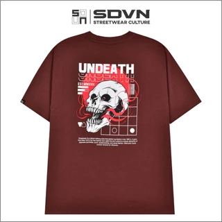 Áo Thun Cotton Unisex Nam Nữ Form rộng Local Brand SDVN - UNDEATH