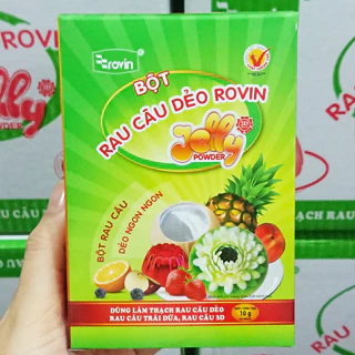 HỘP 10 GÓI RAU CÂU DẺO ROVIN 10g