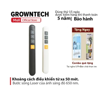 Bút trình chiếu laser không dây chính hãng Growntech T88 điều khiển Slide cho thuyết trình giảng dạy