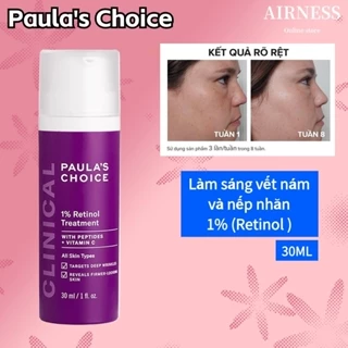 Tinh chất làm mờ nám và nếp nhăn Paula’s Choice Clinical 1% Retinol Treatment 30 ml