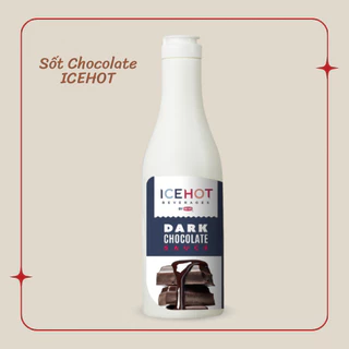 Sốt Socola Đen ICEHOT Chocolate flavored sauce chai 1Kg