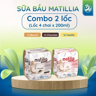 Combo 2 Lốc Sữa bầu Matilia Pháp đủ vị giúp mẹ bầu khỏe mạnh, thai nhi phát triển toàn diện