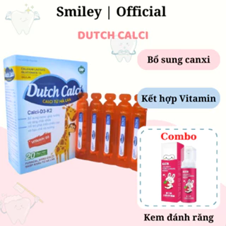 Canxi cho bé Dutch Calci giúp bổ sung Vitamin D3 và K2 ngừa còi xương và hỗ trợ phát triển chiều cao cho bé