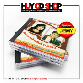 Đĩa CD TUẤN VŨ PHƯỢNG MAI Hoa sứ nhà nàng Nhạc vàng trữ tình Bolero Đĩa MỸ Âm Thanh chuẩn HUY CD SHOP