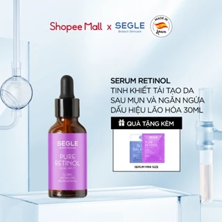 SEGLE PURE RETINOL FACIAL SERUM - Serum Retinol Tinh Khiết Tái Tạo Da Sau Mụn Và Ngăn Ngừa Các Dấu Hiệu Lão Hóa