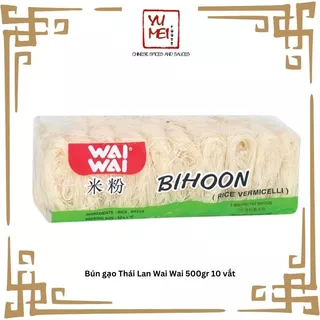 [HÀNG NHẬP KHẨU] Bún gạo Thái Lan Wai Wai 500gr 10 vắt