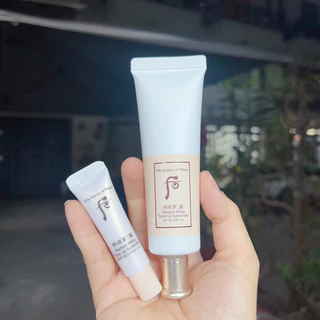 [Date 2026] 1 Tuýp chống nắng whoo trắng 6ml Radiant White Tone Up Sunscreen SPF50/PA++++