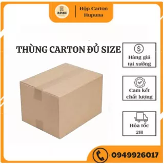 Hộp Carton Full Size Các Kích Thước Dùng Đóng Hàng, Đựng Mỹ Phẩm Giá Rẻ Hà Nội