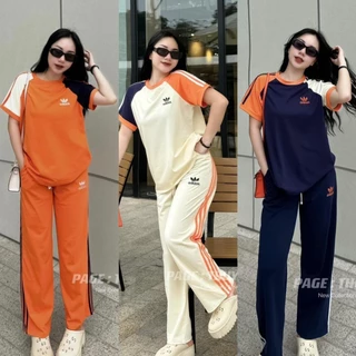 Set Bộ Thể Thao Adidass Dáng Xuông In Hình Trước Sau Cực Nét