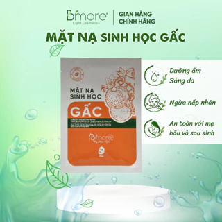 Mặt nạ sinh học gấc Bimore cấp ẩm sâu sáng mịn da