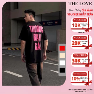 áo thun nam nữ form rộng cổ tròn Local brand love studio01 áo phông cặp đôi tay lỡ unisex 100% chất cotton