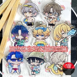 (TIỆC BÃI BIỂN) Móc khóa HONKAI STAR RAIL in hình game chibi anime mica trong acrylic xinh xắn