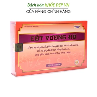 Viên uống bổ xương khớp Cốt Vương HD giảm đau nhức xương khớp, mạnh gân cốt - 30 viên