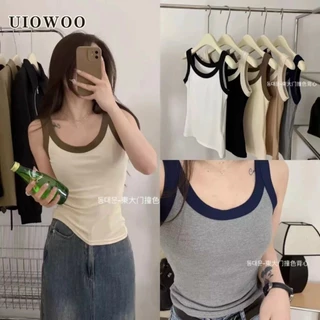 K109. Áo 2 dây thun cotton nữ dáng dài form ôm dáng co dãn nhẹ nhàng thấm hút mồ hôi mặc đi chơi, đi tập siêu hot